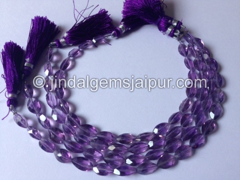 Amethyst Faceted Marquise